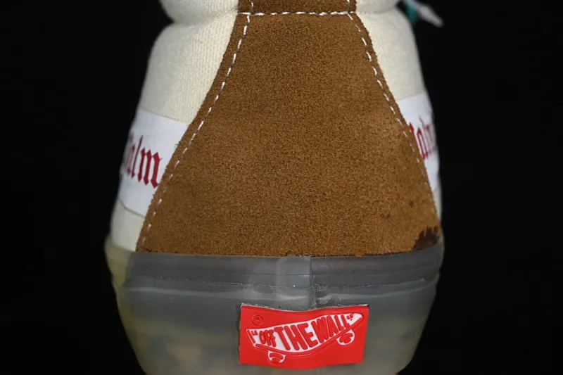 All categories Vans Vans series Vans Mid Vans China Palm Angels x Vans Sk8-Mid joint mid-top casual sneakers VN000CRPGRN